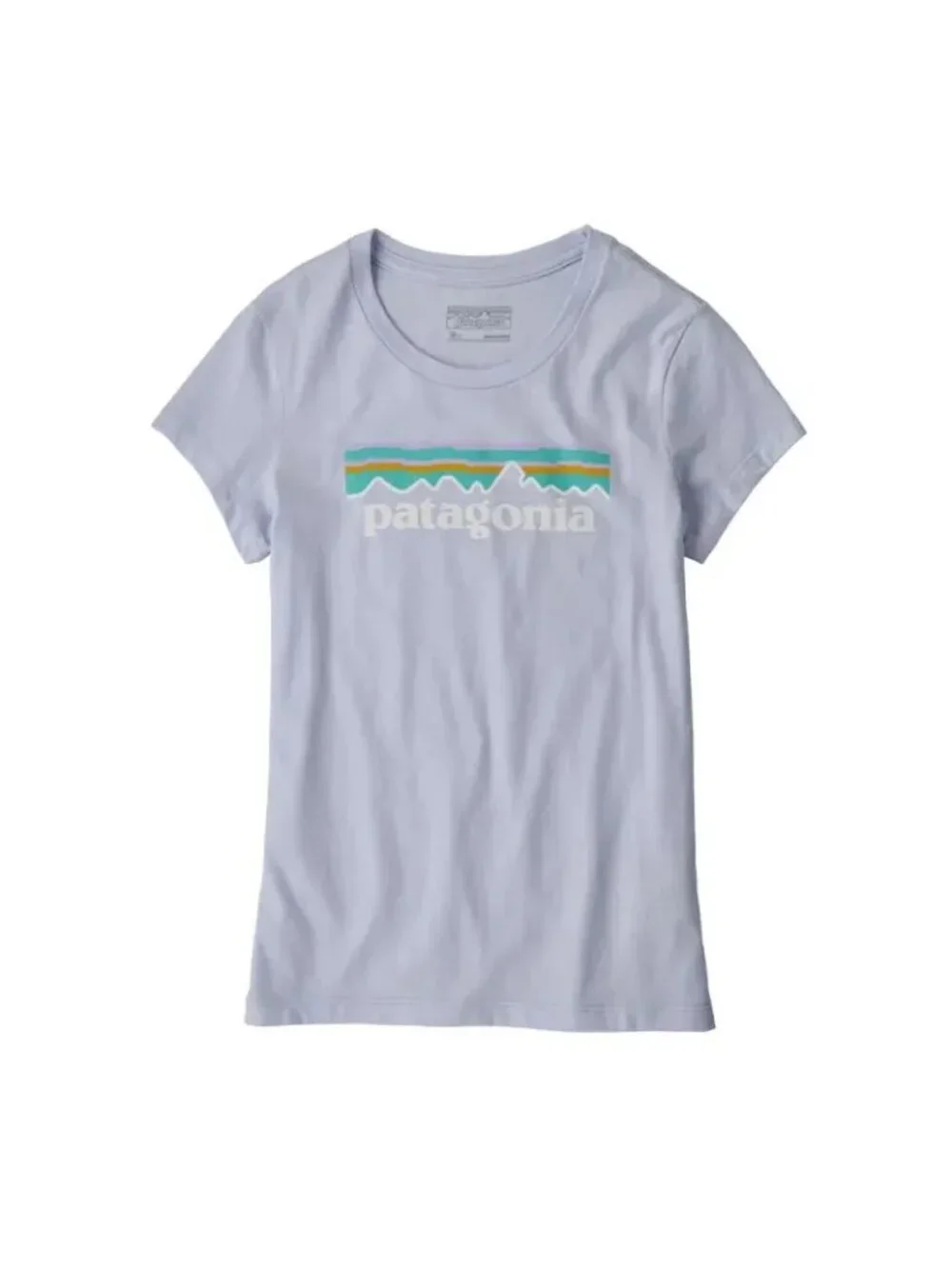 Patagonia Girls Pastel P-6 Logo Organic T-Shirt, Size 5